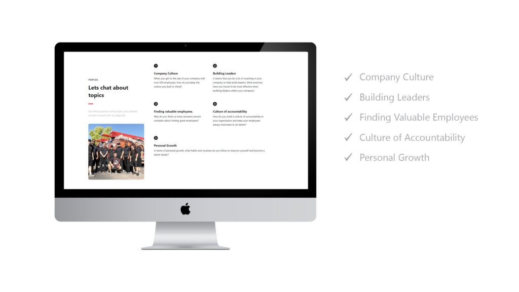 Tommy Mello - website landing page